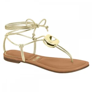 SANDALIA RASTEIRA VIZZANO DOURADO