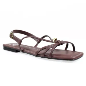 TAMANCO FEMININO MOLECA NAPA CHOCOLATE