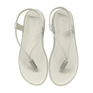 SANDALIA FEMININO MOLECA TURIM BRANCA