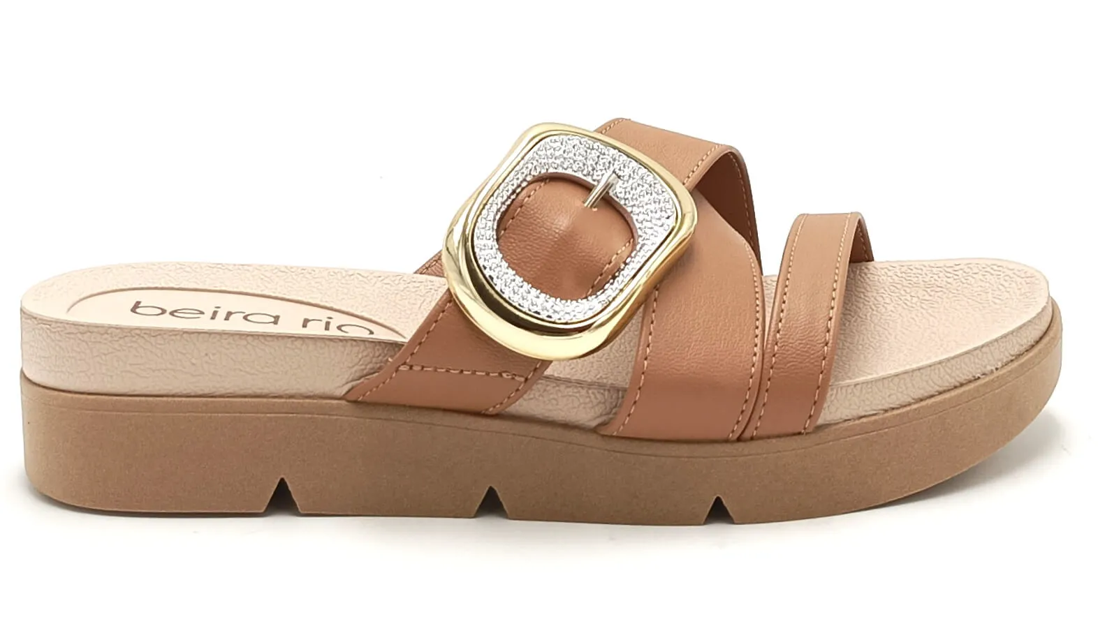 TAMANCO FEMININO BEIRA RIO NAPA CAMEL - Imagem 2