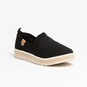 SAPATO FEMININO MODARE KNIT PRETO