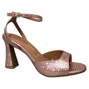 SANDALIA FEMININO VIZZANO METALIZADO ROSA