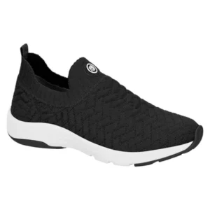 SAPATO FEMININO MODARE KNIT PRETO