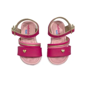 SANDALIA INFANTIL MOLEKINHA NAPA ROSA